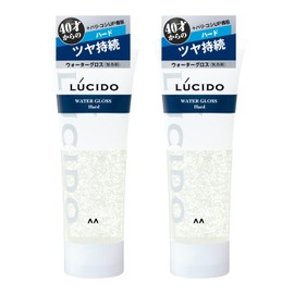 LUCIDO Water Gloss Hard Men's Styling Agent Set, 6.5 oz (185 g) (x2)