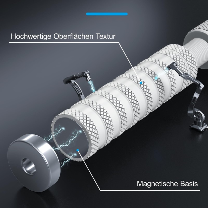 HemFokus Graphics Card GPU Holder, Height-Adjustable GPU Support with Magnet
