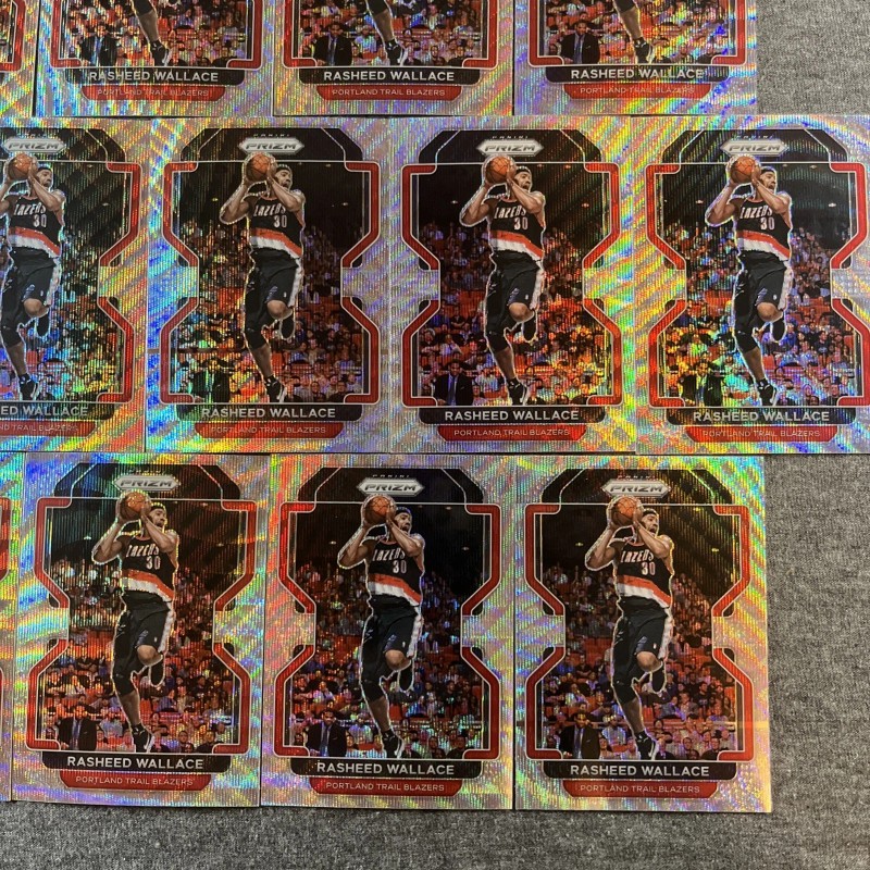 2021-22 Panini Prizm Silver Wave Factory Set - #258 Rasheed