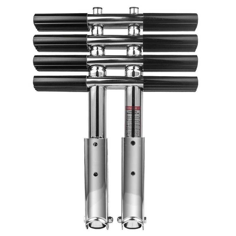 Hoffen 4 Steps Ladder Stainless Sport/Diver Ladder Dual Vertical Telescoping