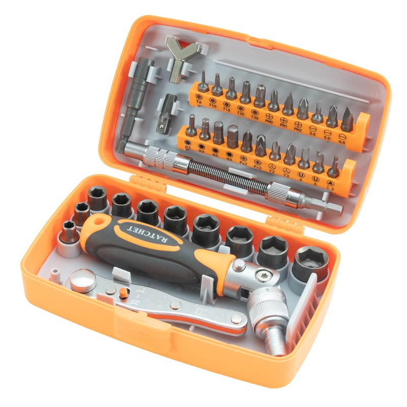 STEELMIGHT Screwdriver Set, Hex Wrench Bit, Ratchet Set Tool, 38