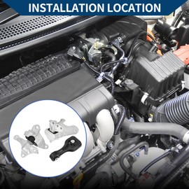Hihaha 50820-TBA-A04 50890-TBA-A82 50850-TBC-A81 Engine Motor Trans Mount Set for Honda Civic L4 2.0L Automatic CVT 2016-2020 / Right Engine Motor Trans Torque Strut Mount / 1 Set