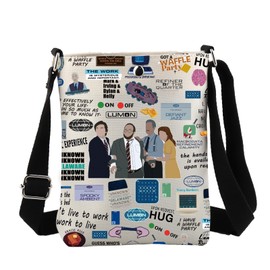 JYTAPP Severance V Show Inspired Gift TV Show Classic Characters Novelty Crossbody Bag TV Series Gifts TV Show Merchandise (Beige)