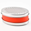 Stainless Steel Cheese Grater with Airtight Food Storage Container &