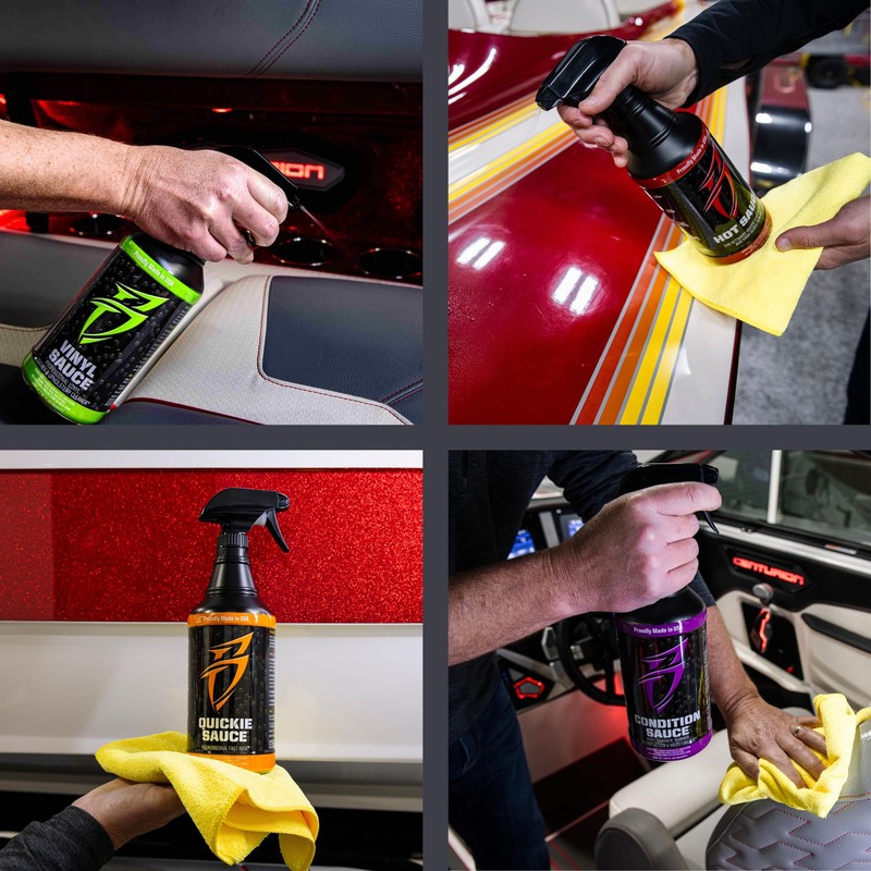Bling Sauce Boat Cleaning & Detailing Kit for Marine and
