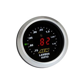 AEM 30-4110NS Medidor digital UEGO de banda ancha sin sensor, negro, 6 pulgadas
