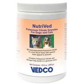 Nutrived Potassium Citrate Granules for Dogs and Cats, 300g