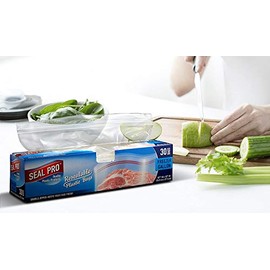 Sealpro Plastic Zip Seal Food Storage Bags Freezer Gallon (60 Bags)