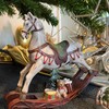 formano Decorative Rocking Horse Nostalgia Artificial Stone 22 cm Cream