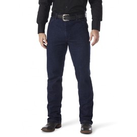 Wrangler mens Cowboy Cut Regular Fit Straight jeans, Navy Stretch, 34W x 30L US