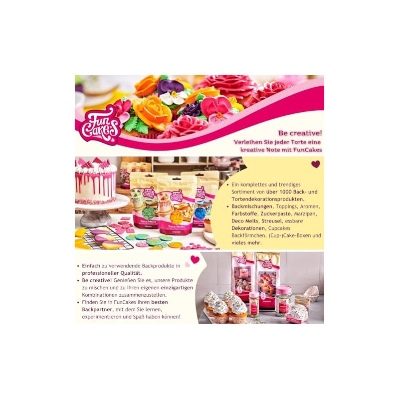 FunCakes Sprinkle Medley Silver Chique, Argento: Decorazioni di Zucchero, Sapore