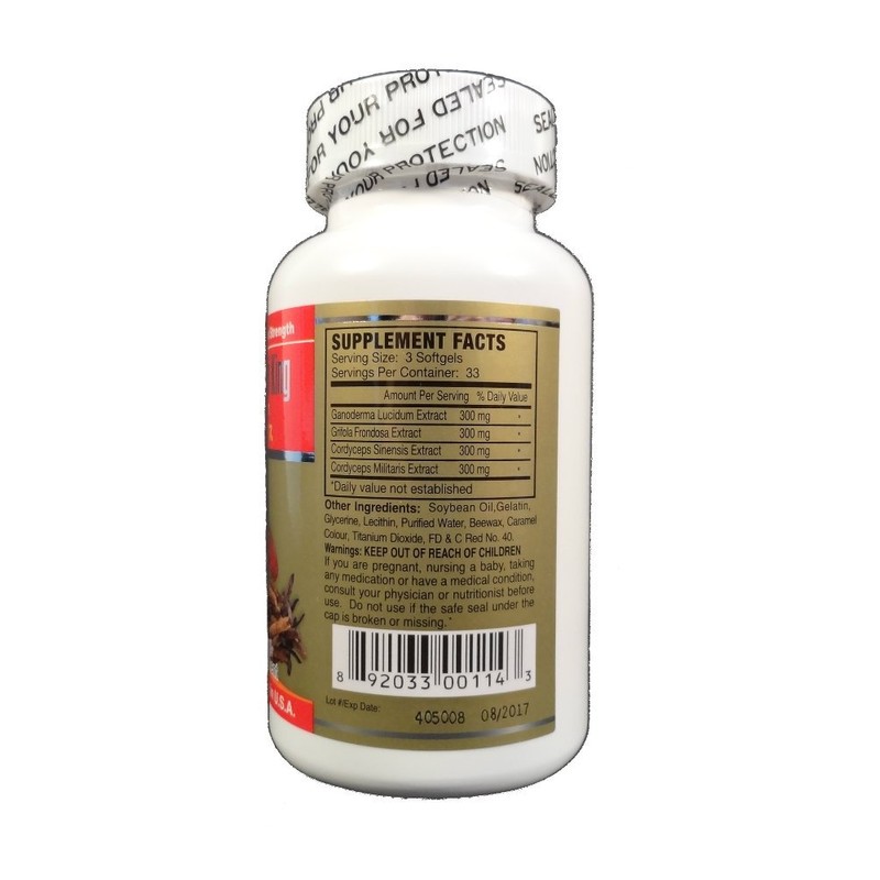 Premium Reishi King, 100 softgels