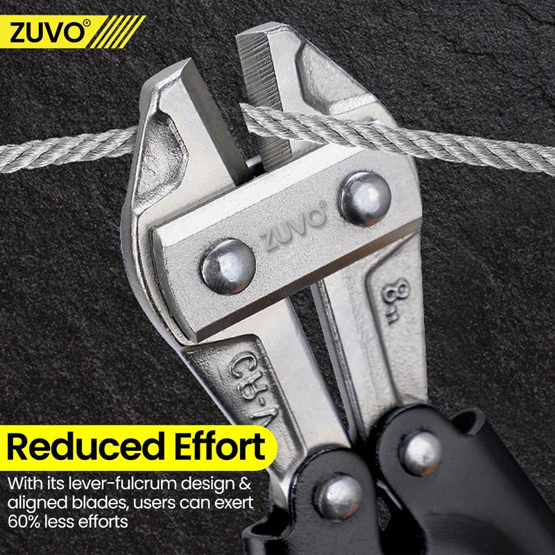 Zuvo Heavy Duty 8 inches Bolt Cutter Professional Cable Wire