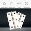 Pack of 4 Hinges Foldable 66 mm × 38 mm,