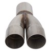 Dual Exhaust Adapter Connector, Exhaust Pipe, Universal Stainless Exhaust Y
