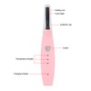 Heated Eyelash Curler USB Rechargeable Electric Lash Curling Tool for