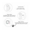Door Open Sensor Alarm 105dB Low Battery Alert Doorbell Function