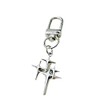 Meefisher Cute Star Moon Keychain Aesthetic Accessories Stainless Steel Key