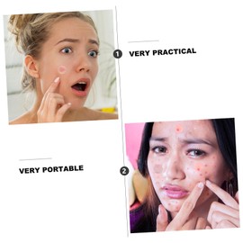 FOMIYES Pimple Patch 2pcs Treatment Waterproof Invisible Matte Face Healing Patches