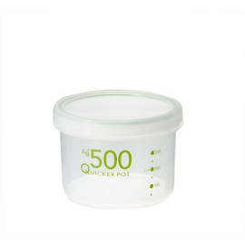 Shinki Synthetic Dragonfly NA-500 Natural Quicker Pot, Storage Container, Antibacterial, Shallow Type, Airtight, 16.9 fl oz (500 ml), Diameter 4.3 inches (11 cm), Height 3.0 inches (7.5 cm), Made in