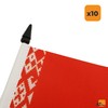 AZ FLAG - Set of 10 Belarus Table Flag 4''