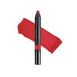 Nudestix Intense Matte Lip + Cheek Pencil, Lipstick + Lip Liner + Cheek Blush Tint, Multi Use Makeup for Long Lasting Color, Smooth Coverage, Shade: Stiletto
