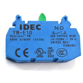 Carus Tool IDEC YW-E10 Contact Block 1NO for CW & YW Selector Switch New