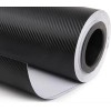 DIYAH 3D Black Carbon Fiber Film Twill Weave Vinyl Sheet