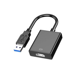 LuojinLuoda USB 3.0/2.0 to HDMI Converter, USB to HDMI Adapter Supporting 1080P Video Output for PC Laptop HDTV TV Compatible with Mac OS Windows XP/7/8/8.1/10
