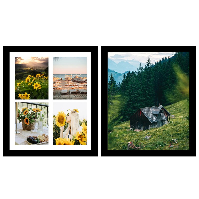 JCJMY 12x16 Picture Frame, 5x7 Collage Picture Frame, Display 4