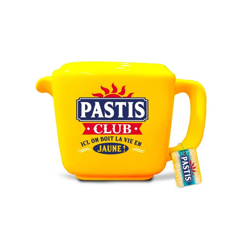 Pastis Club Jug "Hier trinkt man das Leben in Gelb"