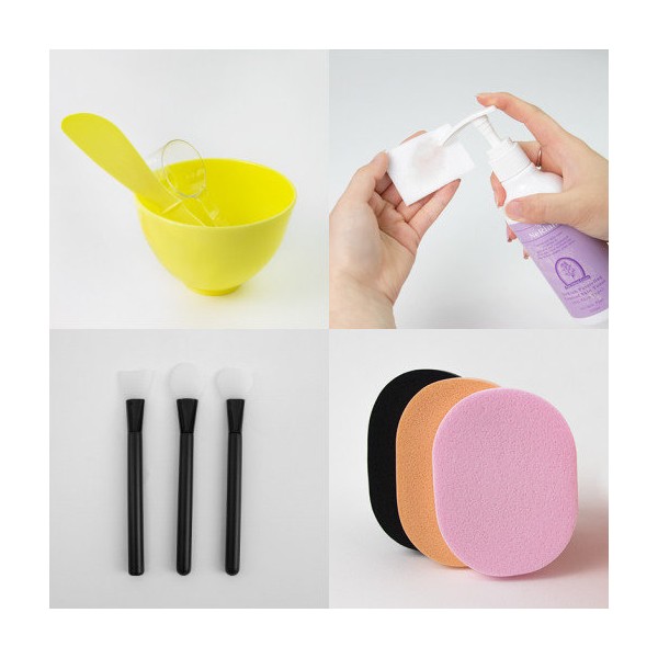 Modeling pack tool gauze set skin care ingredients, set number