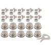 New Marine Loxx Set of 10 Tops + Threaded Screws
