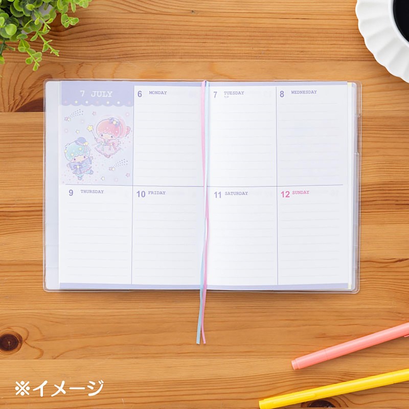 Sanrio 623601 B6 Diary (Block Type) 2026 Little Twin Stars