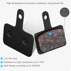 Bicycle Brake Pads Disc Brake Pads Disc Brake Pads Bicycle Mountain Bike Disc Brake TRP Deore Resin Semi-Metallic with High Braking Power & Mileage 4 Pieces