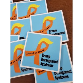 TDS FIND THE CURE STICKERS *5* Year Warranty Made in USA   Ten Pack LOT(10)