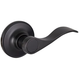 Design House 778894 Springdale 2 Way Door Levers, 1-Pack, Matte Black