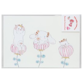 Sanrio Barley x Sanrio Characters (Postcard) / Cinnamoroll and Cookie Fairy Cat