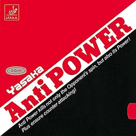 Yasaka Rubber Anti Power, options 2.0 mm, red