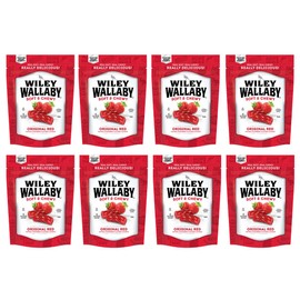 Wiley Wallaby Gourmet Australian Style Liquorice Gourmet Red Liquorice, 10-Ounce (Pack of 8)