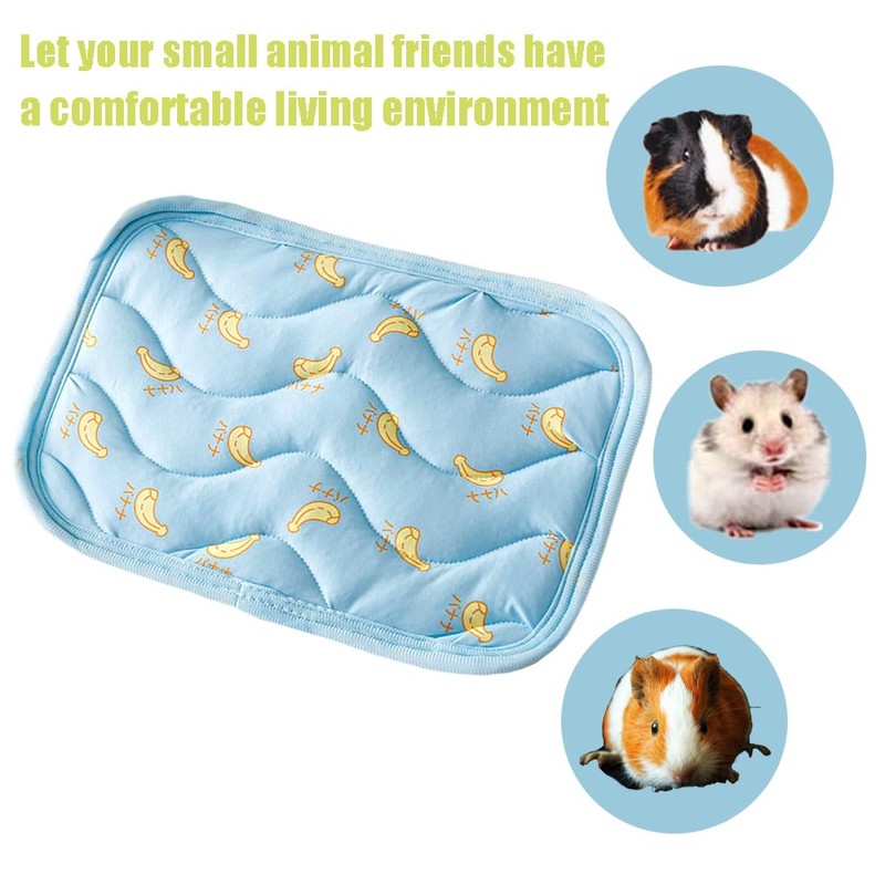 Booge 1 Pc Rectangular Summer Cooling Hamster Bed, Comfortable Sleep