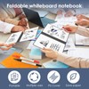 Fxvhojq 3 Pcs Whiteboard Notebook With PU Leather Cover Reusable