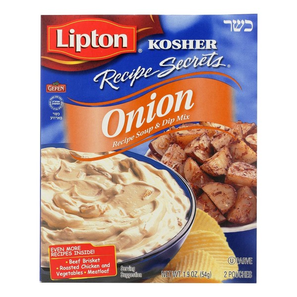 Lipton Recipe Secrets, Onion Soup & Dip Mix, 1.9 Ounce (Pack of 12)