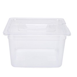 Slow Cooker Container with Lid, 12L Plastic Slow Cooker Storage Container for Food Pot, Temperature -40°C to 100°C