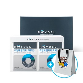 Reidel 80% purity Reydel Supercritical Altige Omega 3 60 Capsules 2 Boxes Gift Set Pregnant Women Teenagers Vegetarians / 순도80% 레이델 초임계 알티지 오메가3 60캡슐 2박스 선물세트 임산부 청소년 채식주의자