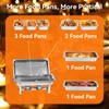 9Qt Chafing Dishes for Buffet, 4 Pack Silver 304 Stainless