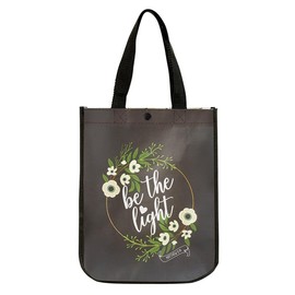 Living Grace Be The Light Small Eco-Friendly Tote Bag - 12/pk