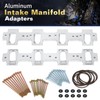 PQY Rectangle Intake Manifold Adapter Plates For LS1 Cathedral Port