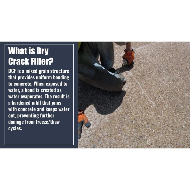 ConSandtrate Concrete Crack Filler - White - 2 LB (Single