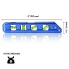 WORKPRO 8” Magnetic Torpedo Level 4 Bubble Vials for 0°/90°/45°/30°